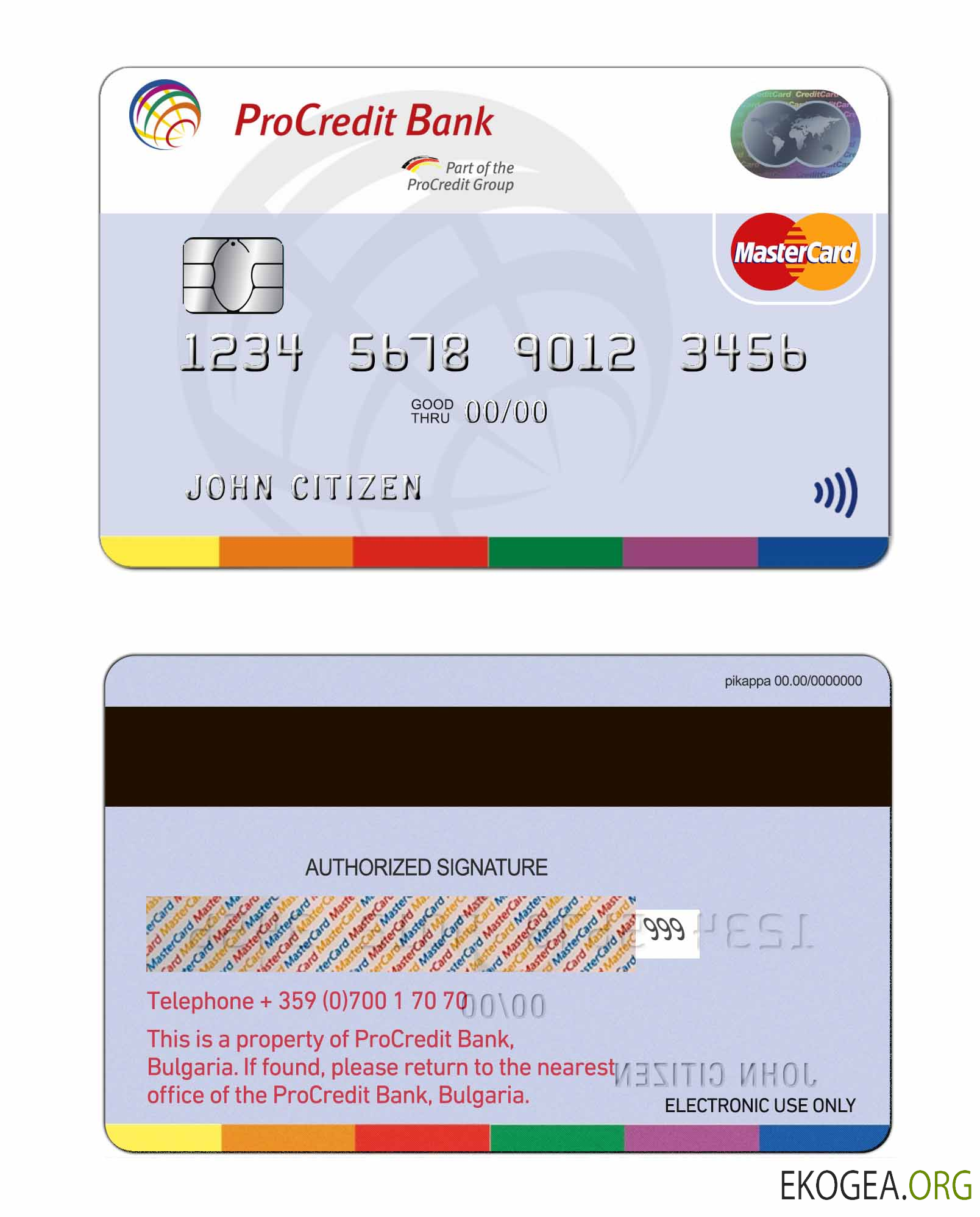 Bulgarie ProCredit banque mastercard